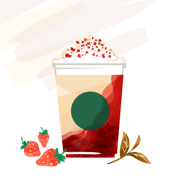 ストロベリー & ジョイフルメドレー ティー フラペチーノ®