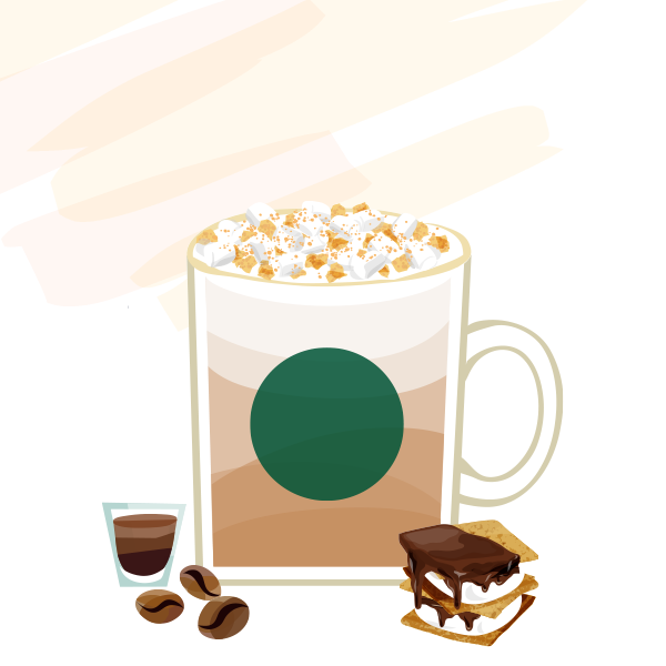 スモア チョコレート ラテ