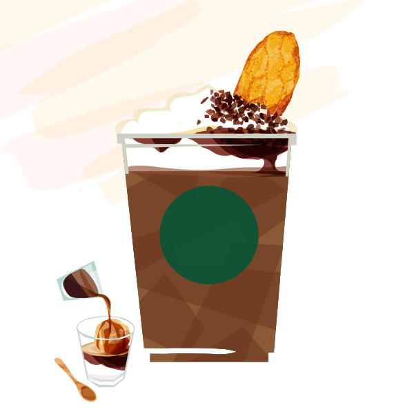 カカオ エスプレッソ アフォガート フラペチーノ®