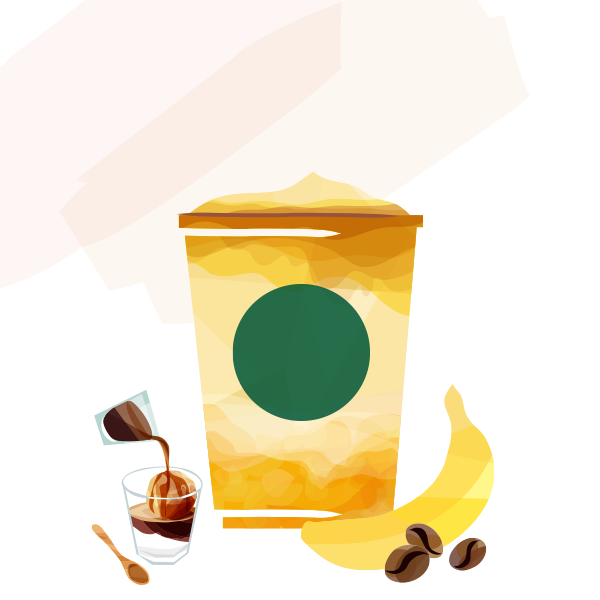 バナナ アフォガート フラペチーノ®