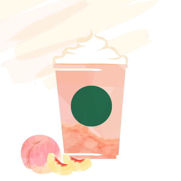 ピーチ & ピーチミルク フラペチーノ®
