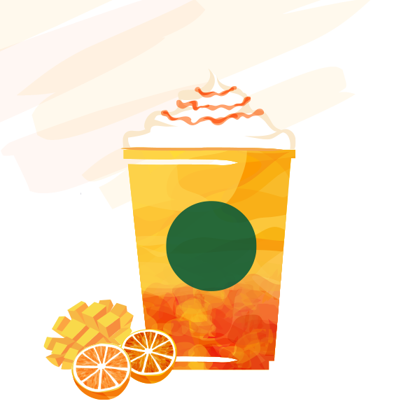 ぎゅぎゅっと オレンジ & マンゴー フラペチーノ®