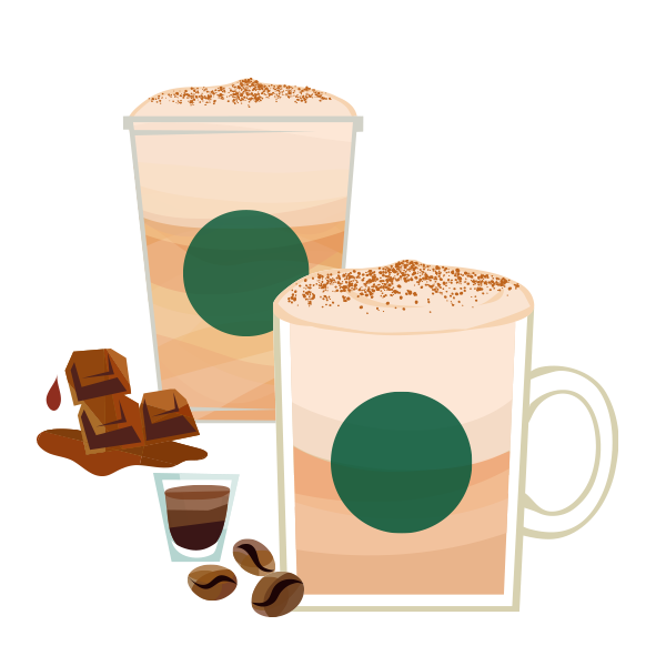 チョコレート ムース ラテ