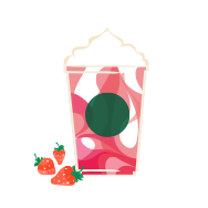 スターバックス ストロベリー フラペチーノ®