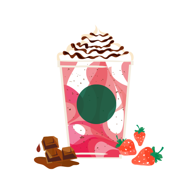イチゴ チョコレート フラペチーノ®