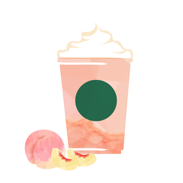 ピーチ & ピーチミルク フラペチーノ®