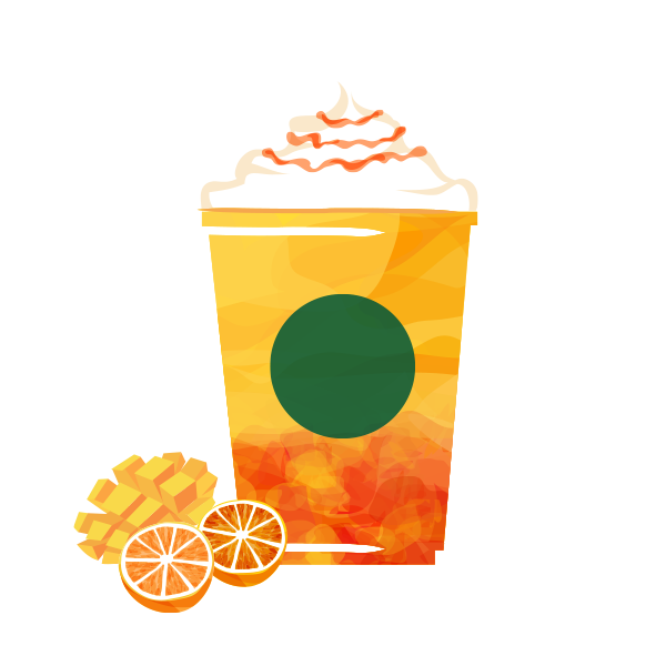 ぎゅぎゅっと オレンジ & マンゴー フラペチーノ®